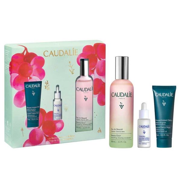 Coffret Trio Bestsellers Noël 2025 : Eau de Beauté, Masque Détox, Sérum Anti-tâches