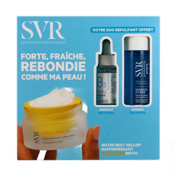 SVR Coffret [Collagen] Biotic Crème régénérante + duo repulpant offert (50+10+30 ml)