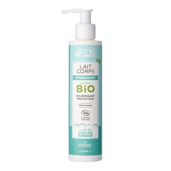 MKL Green Nature Lait corps hydratant bio au Lait de Chèvre des Pyrénées (200 ml)