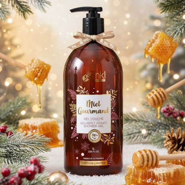 Cosm'Ethik Gel Douche Surgras Noël Miel Gourmand édition limitée (1L)