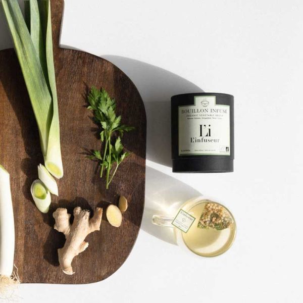 L'infuseur Bouillon Infusé Poireau Gingembre bio (15 sachets)