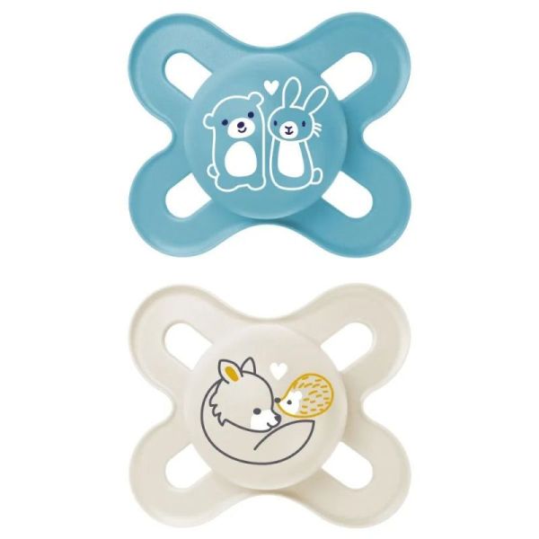 Mam Sucette Silicone Original Naissance 0-2 mois (lot de 2, référence n°10)