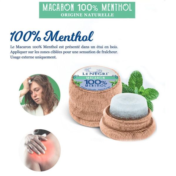 Le Négri Macaron Menthol anti migraine (7g)