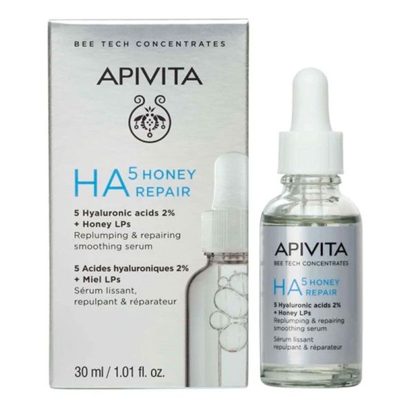 Apivita HA5 Honey Repair sérum lissant repulpant & réparateur (30 ml)
