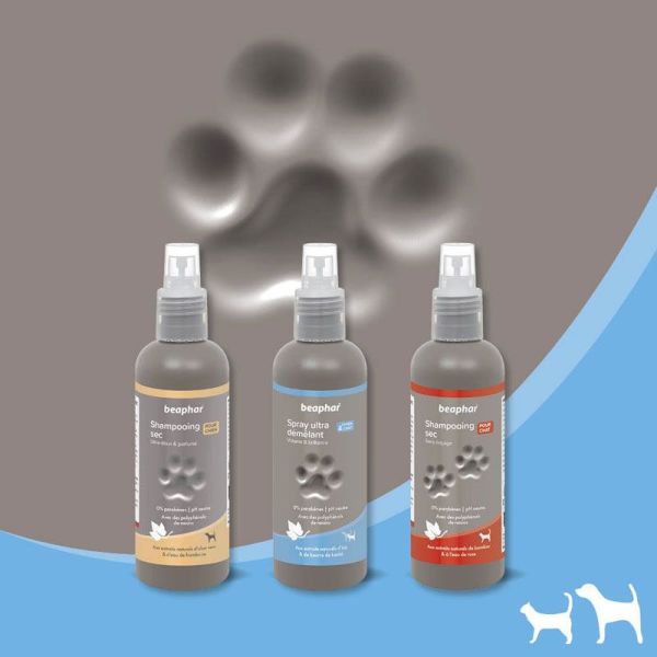 Beaphar Spray ultra démêlant volume & brillance pour chats & chiens (200 ml)