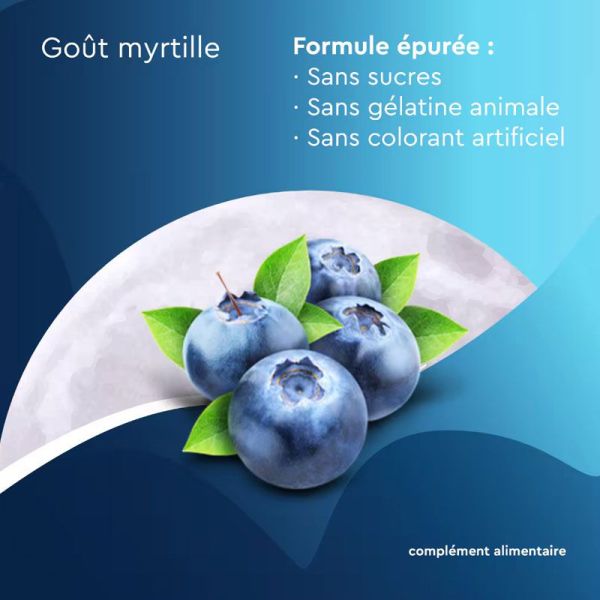 Euphytose Nuit Gomme Myrtille endormissement plus rapide (30 gommes)