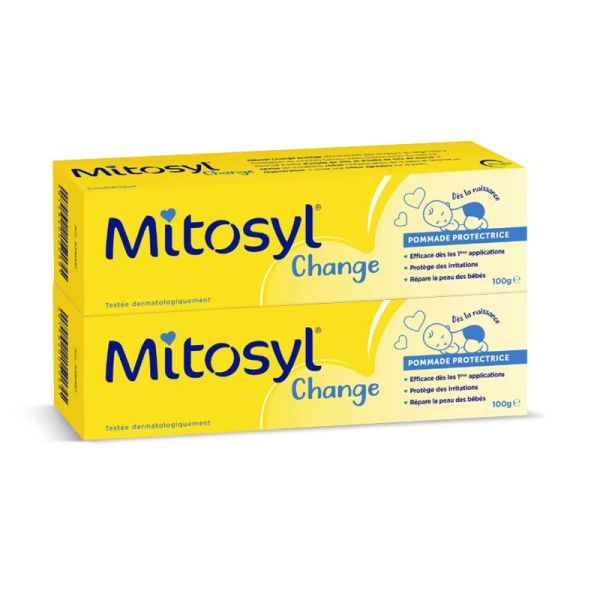 Mitosyl Change Pommade Protectrice dès la naissance (2 x 100g)