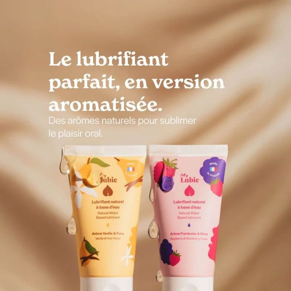 My Lubie Lubrifiant naturel arômatisé Framboise & Mûre (50 ml)