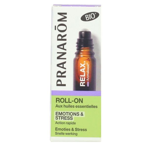 Pranarom Aromaboost Relax Roll-On Bio Emotions & Stress (5 ml)