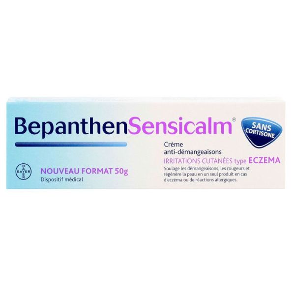 Bepanthen SensiCalm crème anti-démangeaisons sans cortisone (50 g)