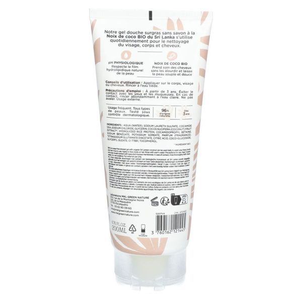 MKL Cosm'Ethik Shampoing Gel douche surgras Coco (200 ml)