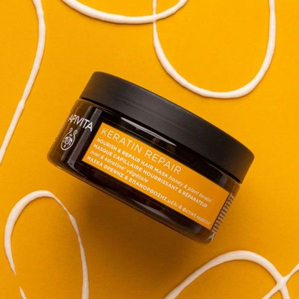 Keratin Repair Masque Capillaire Nourrissant & Réparateur miel & kératine végétale (200 ml)