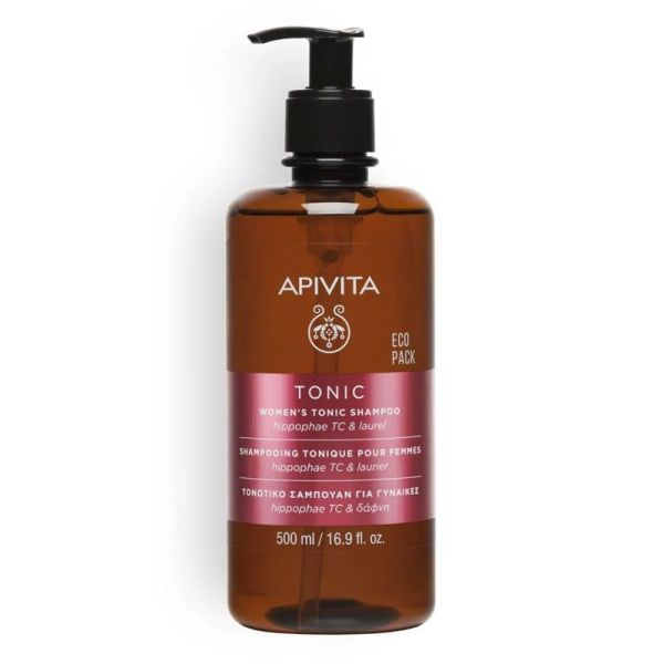 Apivita Tonic Shampoing tonique pour femmes hippophae TC & laurier (500 ml)