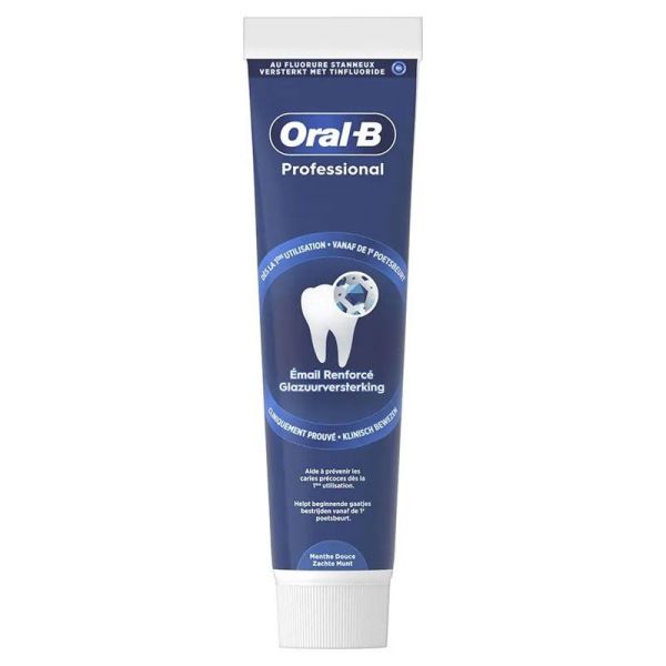 Oral-B Professional Dentifrice Émail Renforcé prévention des caries (125 ml)