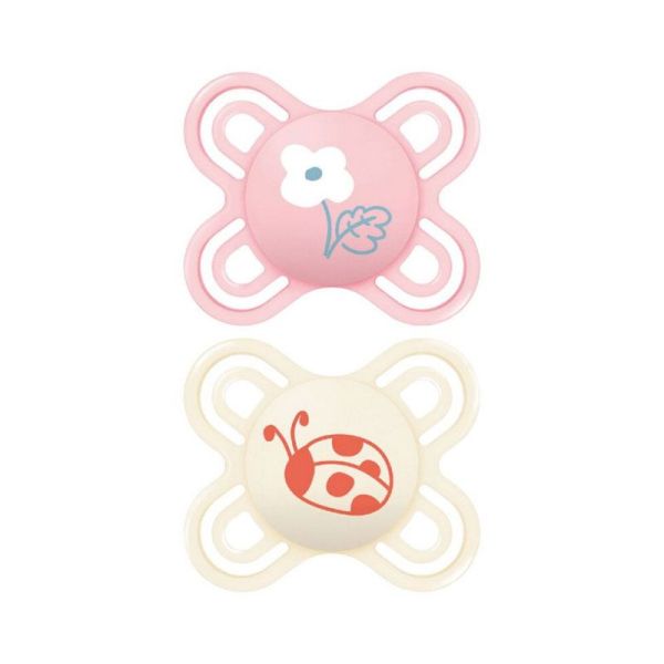 MAM Sucette Perfect en Silicone 0-2 mois (lot de 2, référence n°2)