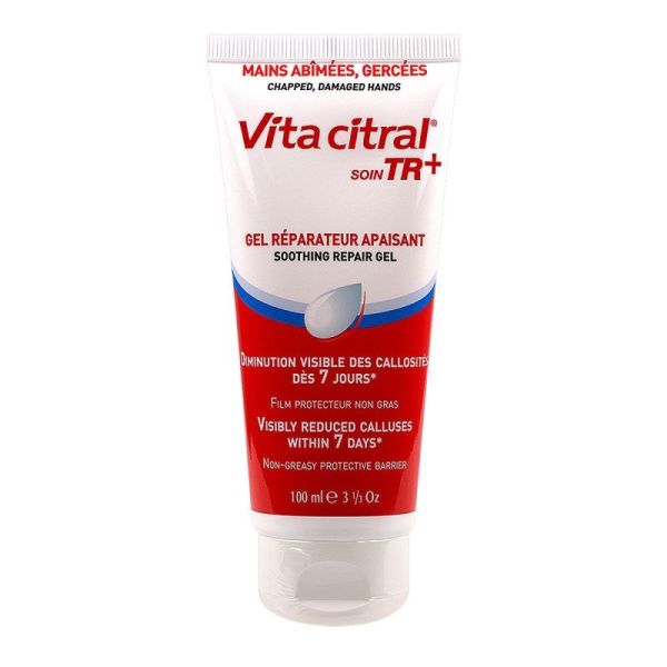 Vita Citral Tr+ Gel Réparateur Apaisant Mains Abîmées Gercées 100Ml