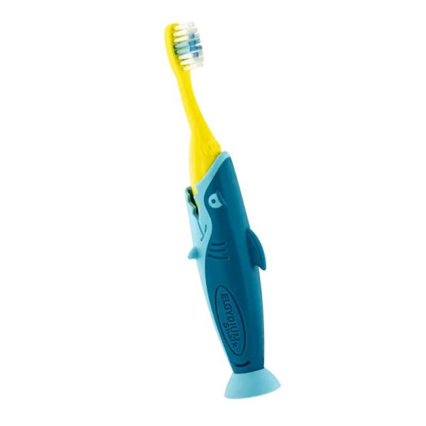 Elgydium Trousse de Voyage Kids Shark 3-6 ans (trousse + dentifrice + brosse à dents)