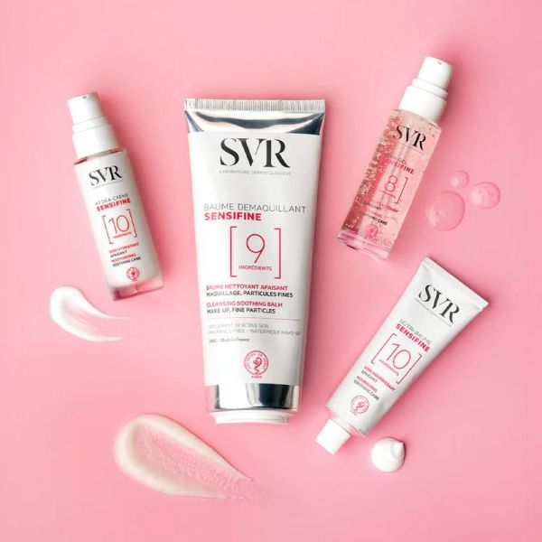 SVR Sensifine AR Baume Démaquillant double nettoyant, apaisant, anti-pollution (200 g)