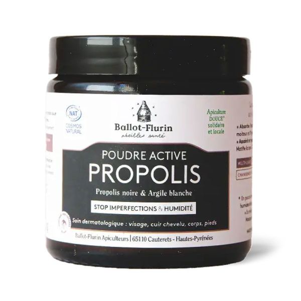 Ballot-Flurin Poudre Active de Propolis stop-imperfections & himidité (60 g)