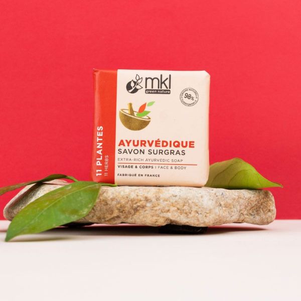 MKL Green Nature Savon Surgras Ayurvédique 11 plantes (100 g)