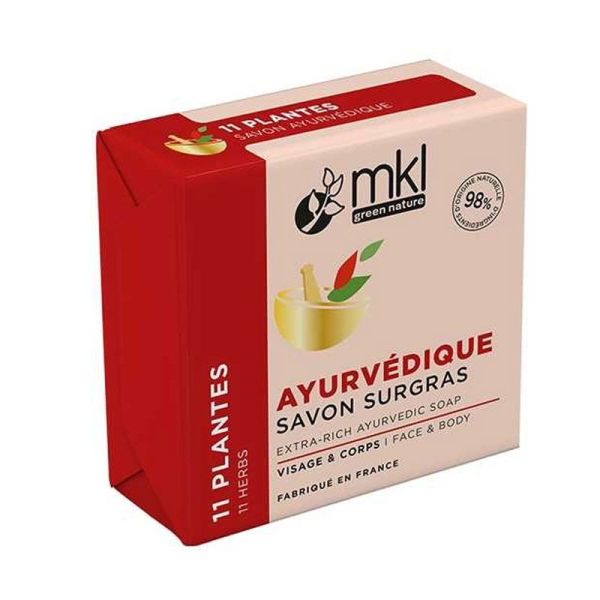 MKL Green Nature Savon Surgras Ayurvédique 11 plantes (100 g)