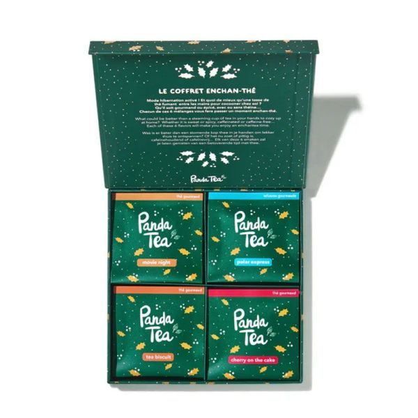 Panda Tea Coffret Tisanes et Thés Bio (20 sachets)