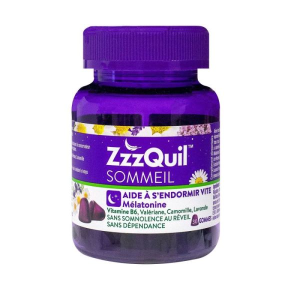 Zzzquil Sommeil Fruits des Bois Gomme X30