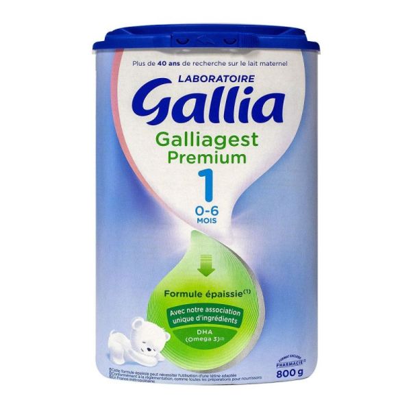 Galliagest Premium 1 Formule Epaissie 0-6 mois 800G