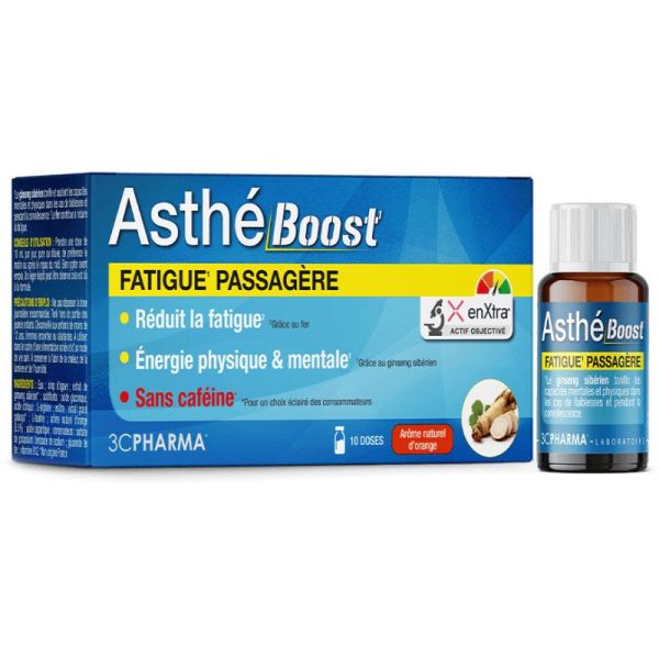 3C Pharma Asthé Boost mondoses fatigue passagère (10 x10 ml)