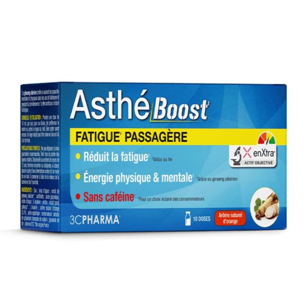 3C Pharma Asthé Boost mondoses fatigue passagère (10 x10 ml)