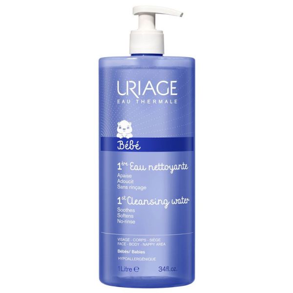 Uriage Bébé 1ère Eau Nettoyante Sans Rinçage 1L