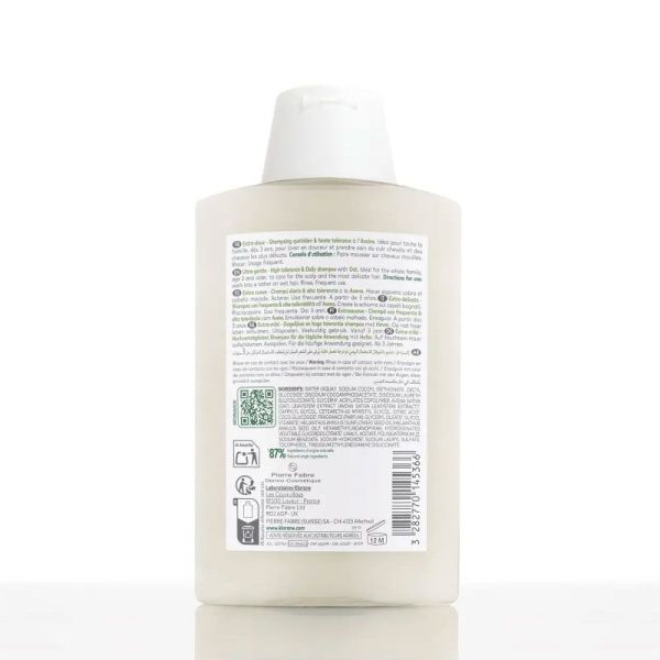 Klorane Shampoing Extra-Doux à l'Avoine médicinale bio (200 ml)