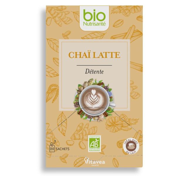 Vitavea BioNutrisanté Thé bio Chaï Latte Détente (20 sachets)