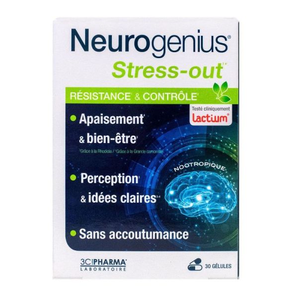 3CPHARMA Neurogenius Stress-out Résistance & Contrôle