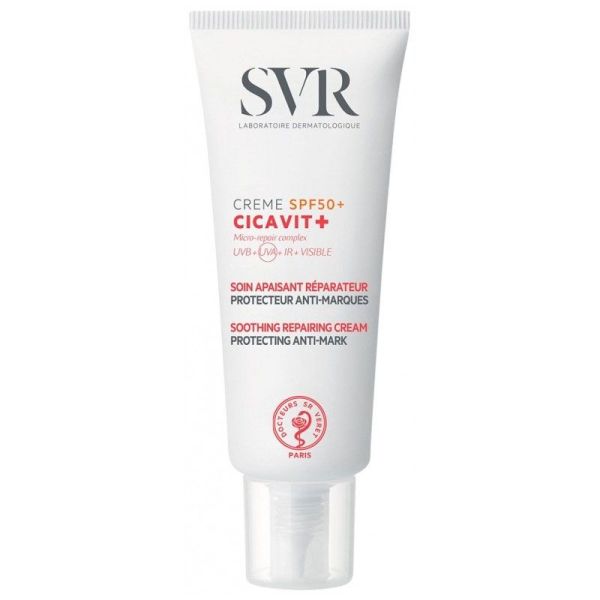 SVR Cicavit+ Crème SPF50+ soin apaisant réparateur protecteur anti-marques (40 ml)