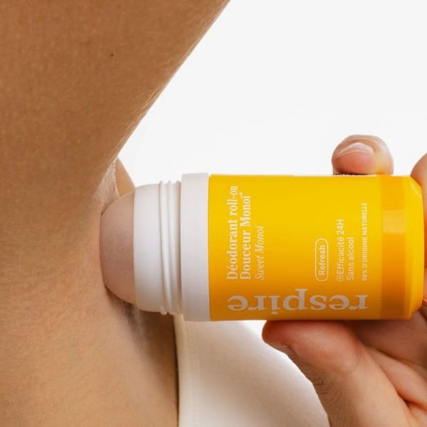 Respire Déodorant roll-on Douceur Monoï rechargeable efficacité 24h (50 ml)
