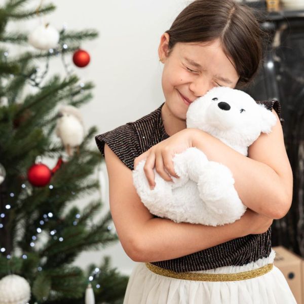 Bouillotte Ours Polaire en Peluche