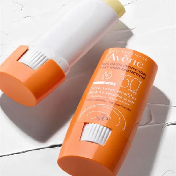 Avène Solaire Stick zones sensibles SPF50+ sans parfum peaux sensibles (8 g)