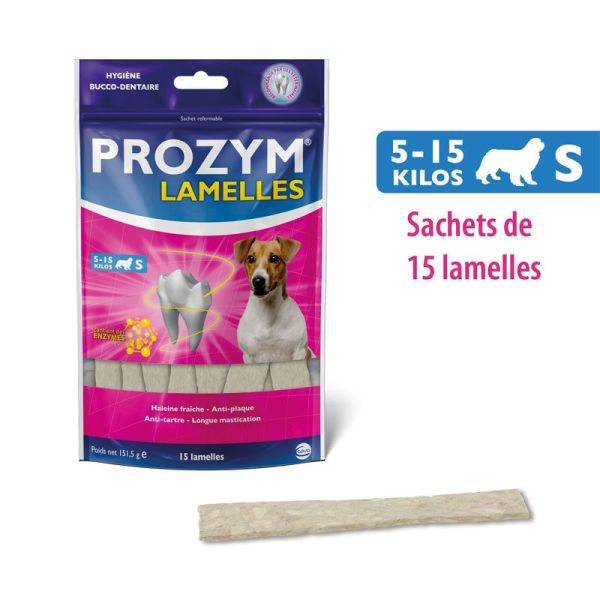 Prozym Lamelles à mâcher taille S (15 lamelles)