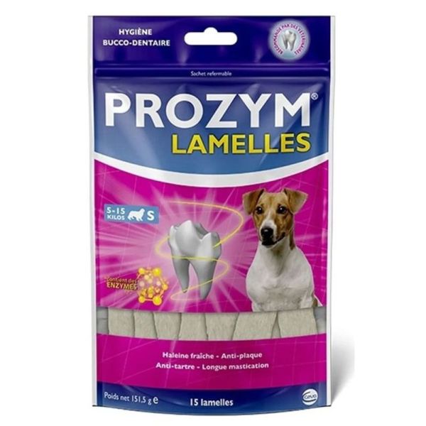Prozym Lamelles à mâcher taille S (15 lamelles)