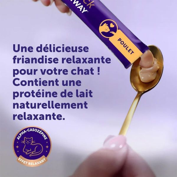 Happy Snack by Feliway sticks friandises relaxantes pour chats au poulet (6x)