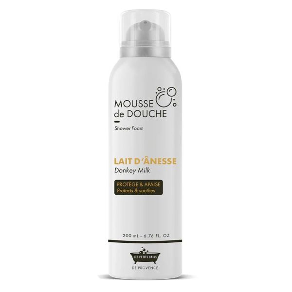 Les Petits Bains De Provence Panier Douceur Chèvre & Anesse (2 x mousse de douche bio + fleur de douche)