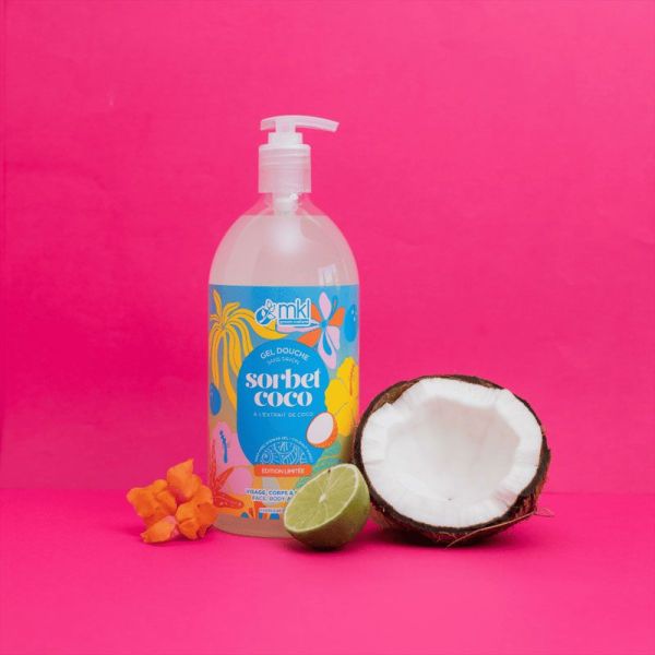 Mohéa Gel Douche sans savon Sorbet Coco - Edition Limitée (1 L)