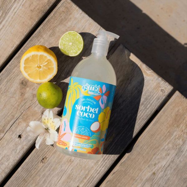 Mohéa Gel Douche sans savon Sorbet Coco - Edition Limitée (1 L)