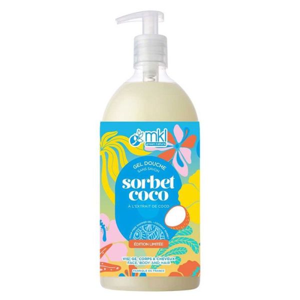Mohéa Gel Douche sans savon Sorbet Coco - Edition Limitée (1 L)
