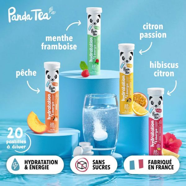 Panda Tea Hydratation & Energie Citron-Passion (x20)