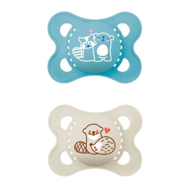 MAM Sucette Silicone Original 2-6 mois Nature (lot de 2)