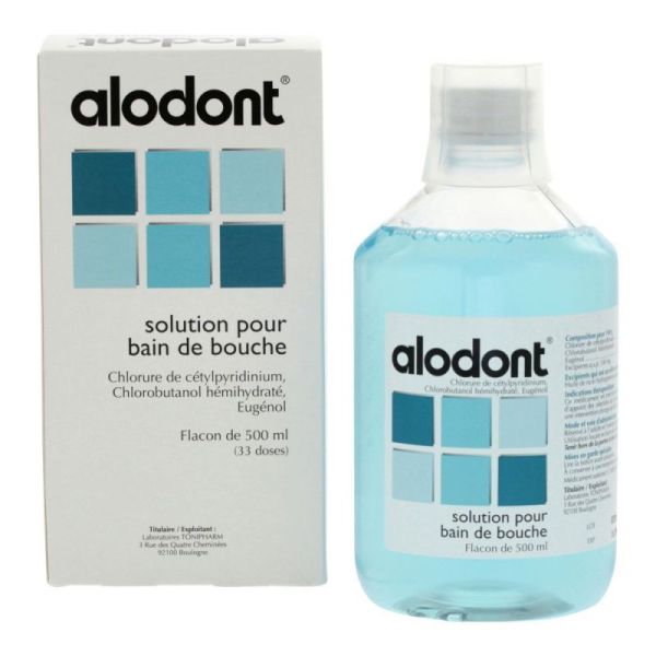Alodont Solution pour Bain de Bouche 500Ml