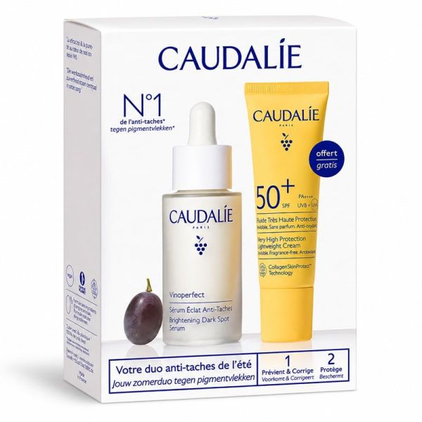 Caudalie Vinoperfect Coffret Été Anti-Taches (sérum 30 ml + fluide SPF50+ 20ml)