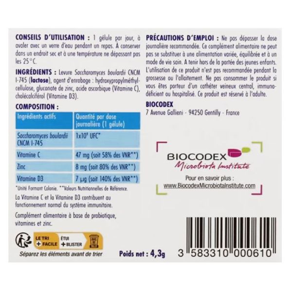 Ultra Protect ATB probiotique soutien du système immunitaire (10 gélules végétales)